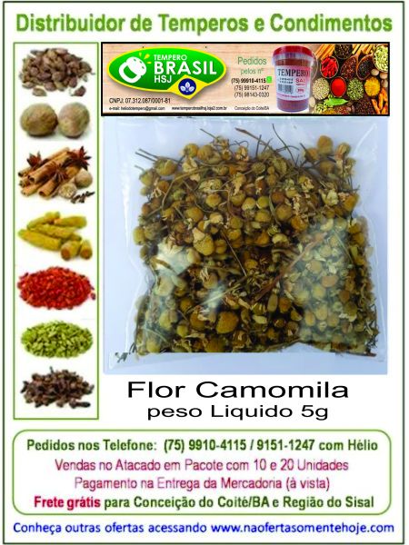 7898917609200 Flor de Camomila 5g