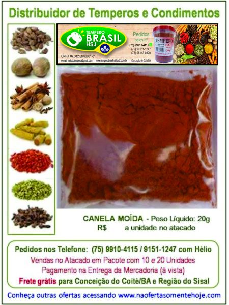 7898917609026 Canela Moida - 20g